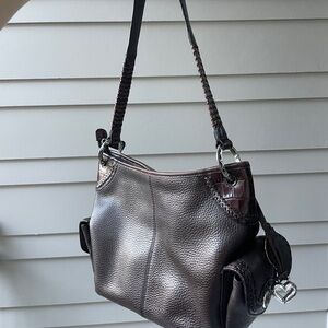Brown leather Brighton shoulder bag